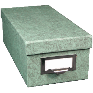 3 x 5 Library Card File Box (IF)